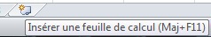 Insérer une feuille