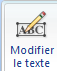 Modifer le texte